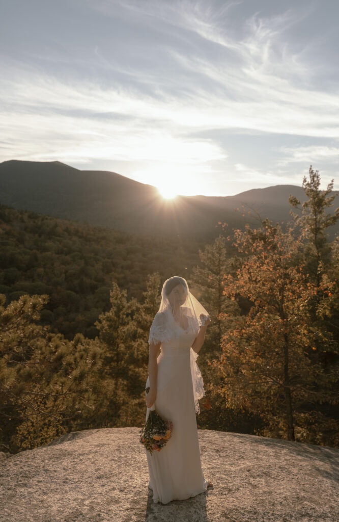 Vows at cathedral ledge