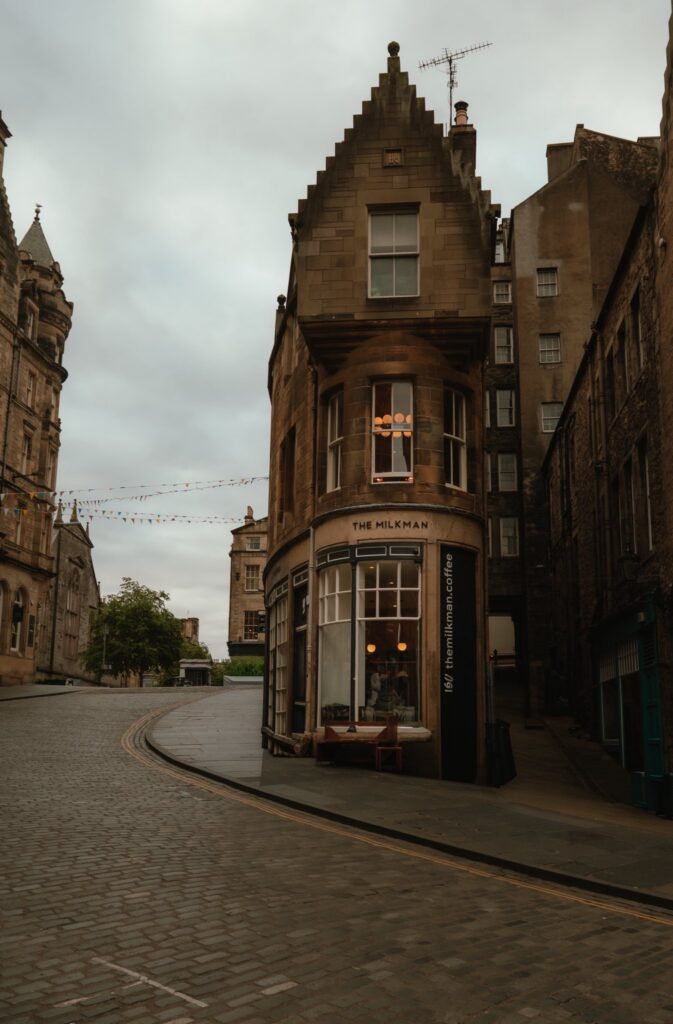 The Milkman Coffee shop in Edinburgh, Scotland